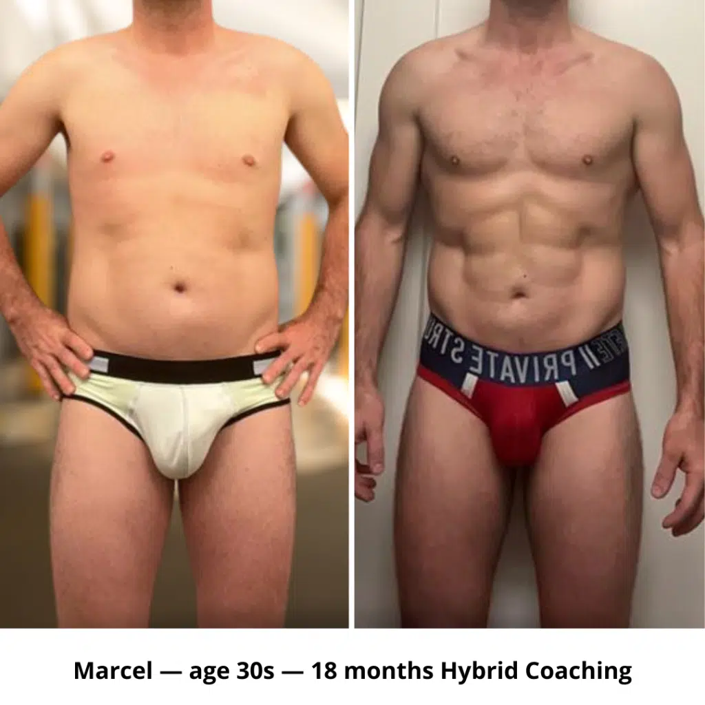 Iron Lab weight loss client progress